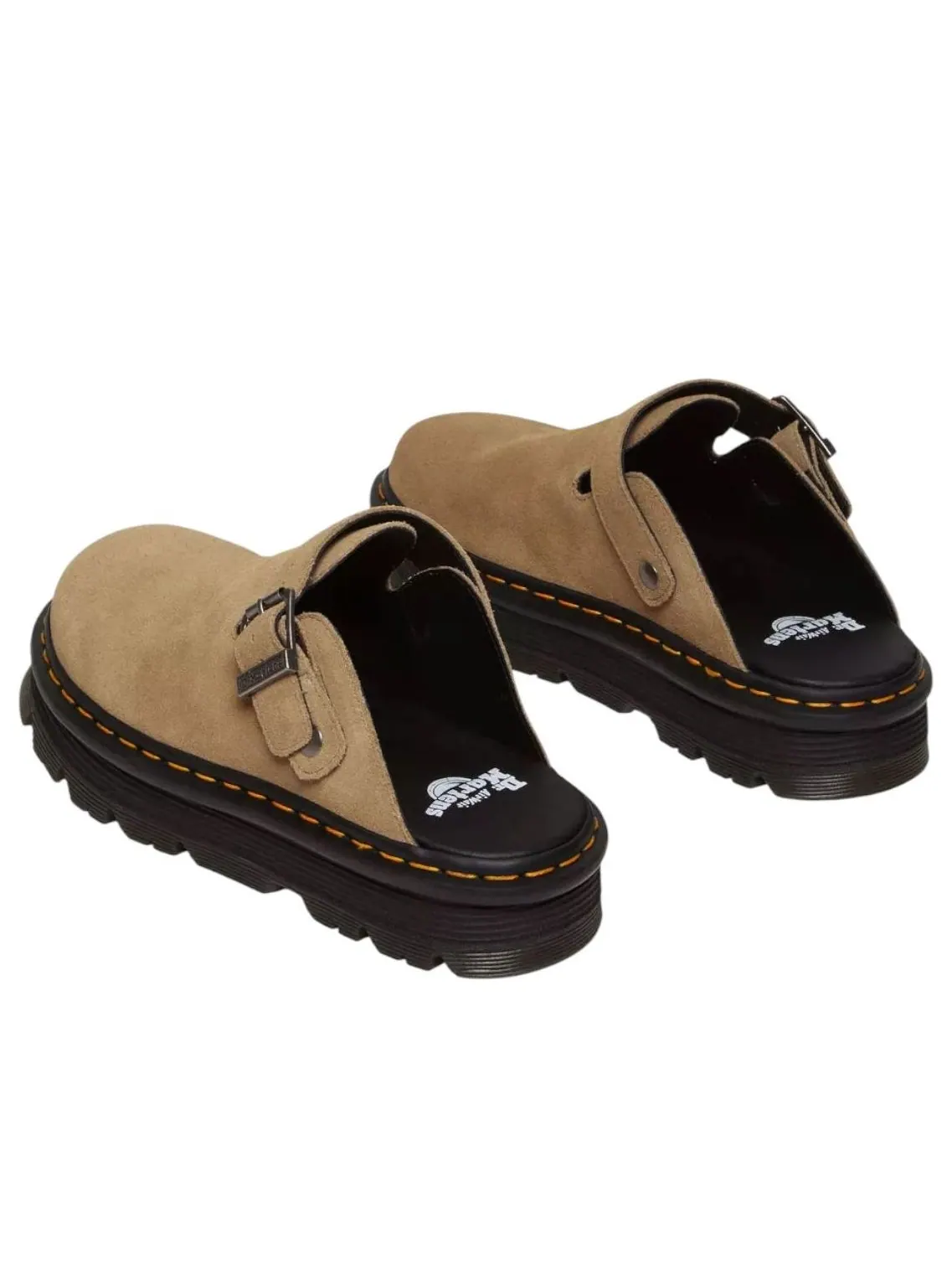 Мюли Dr. Martens Zebzag замшевые — изображение 4 из 6, бежевый