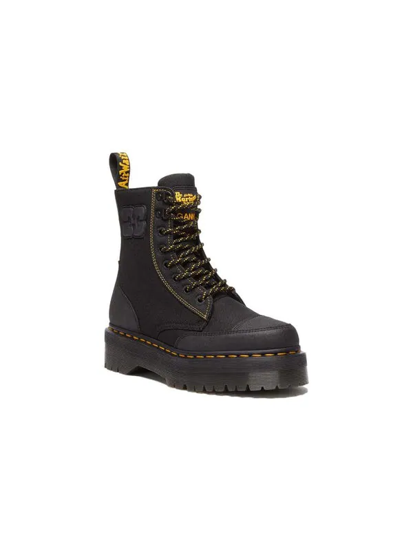 Ботинки женские Dr. Martens x Ganni Jadon Platform 'Black' — изображение 3 из 4, черный