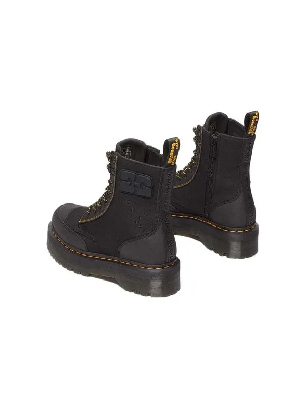 Ботинки женские Dr. Martens x Ganni Jadon Platform 'Black' — изображение 4 из 4, черный