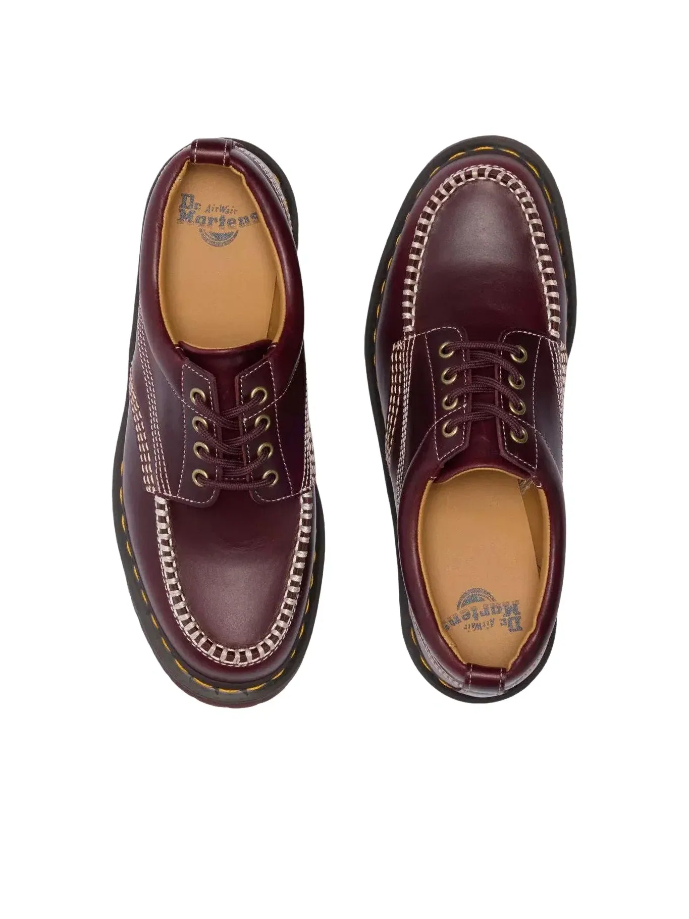 Туфли мужские Dr. Martens Lowell, кожаные, с мокасиновым мысом — изображение 5 из 7, красный