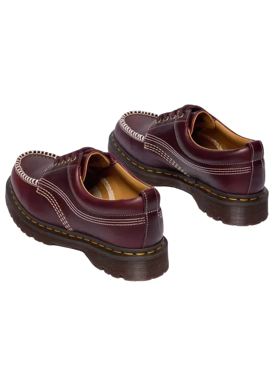 Туфли мужские Dr. Martens Lowell, кожаные, с мокасиновым мысом — изображение 6 из 7, красный