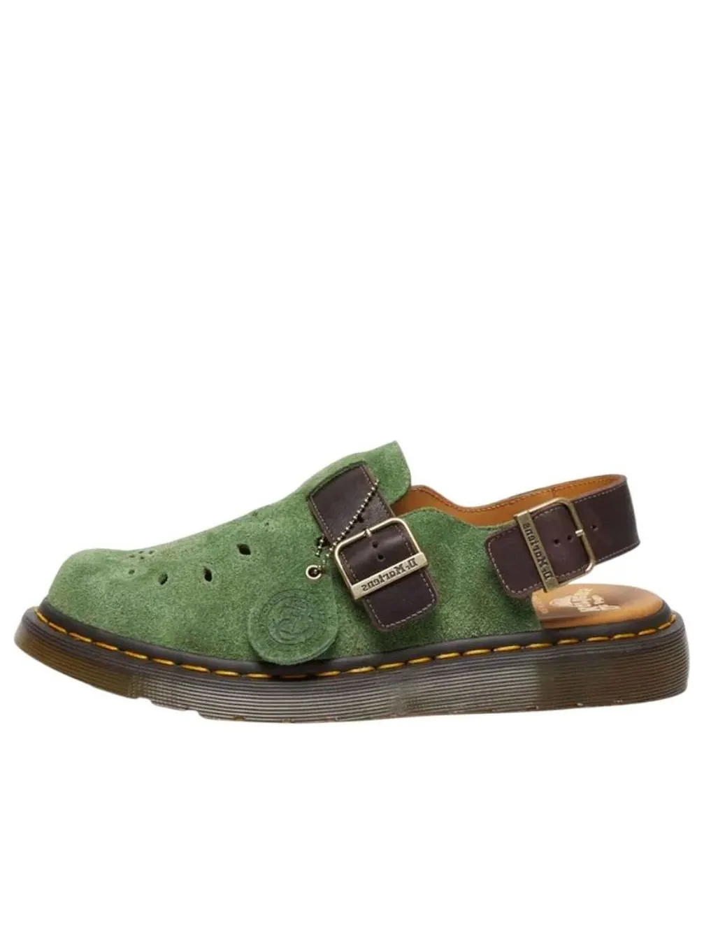 Сандалии Dr. Martens Jorge Desert Oasis Mule Зеленый/Коричневый — изображение 1 из 5, серый