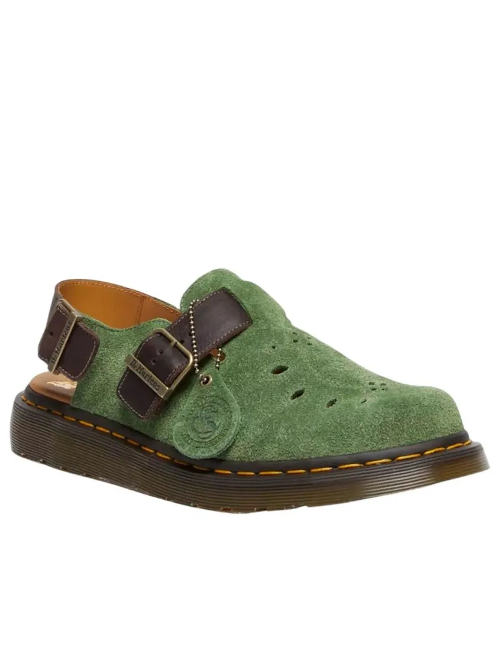 Сандалии Dr. Martens Jorge Desert Oasis Mule Зеленый/Коричневый — изображение 4 из 5, серый