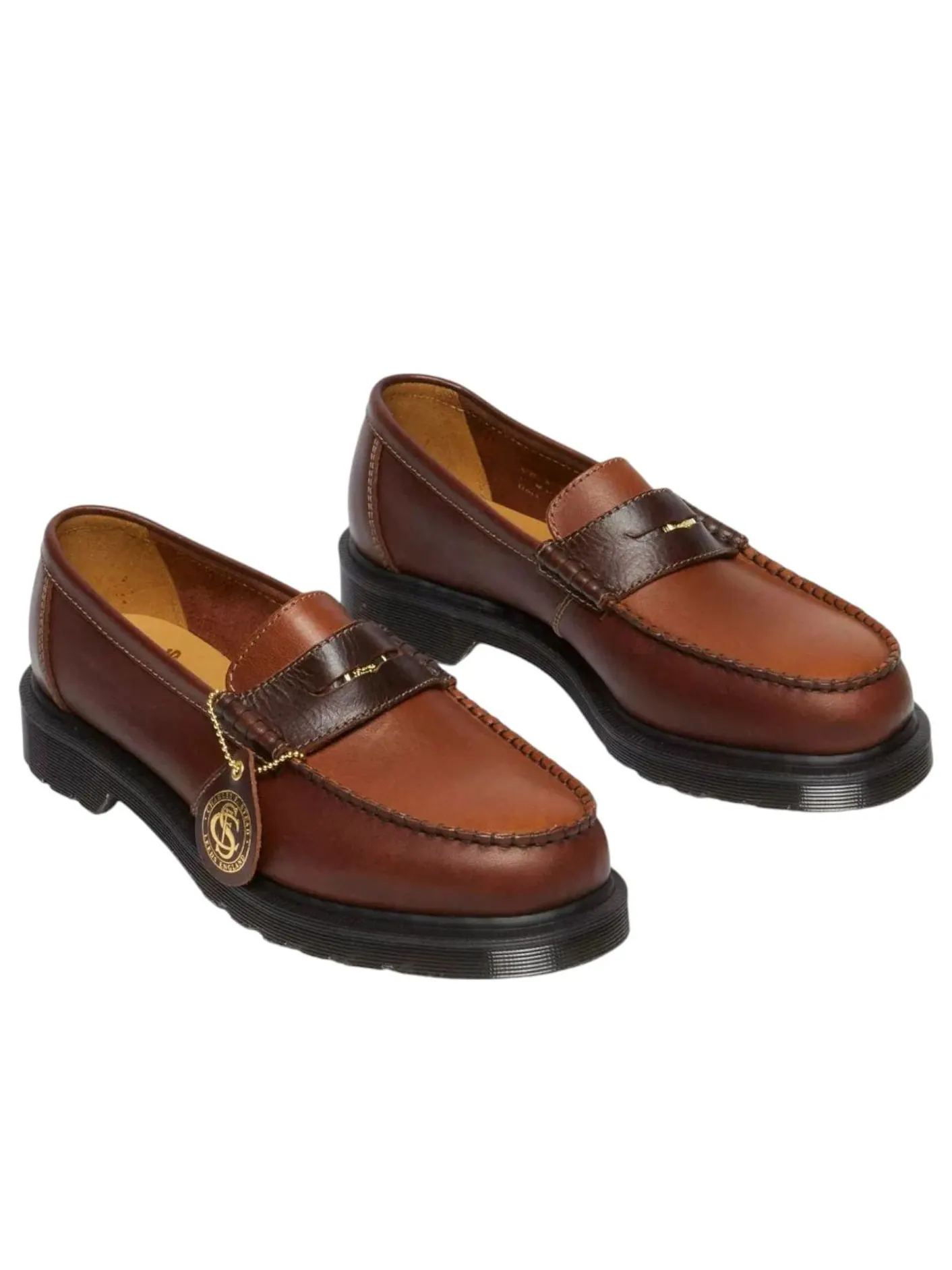 Лоферы Dr. Martens Penton, кожаные — изображение 2 из 5, коричневый