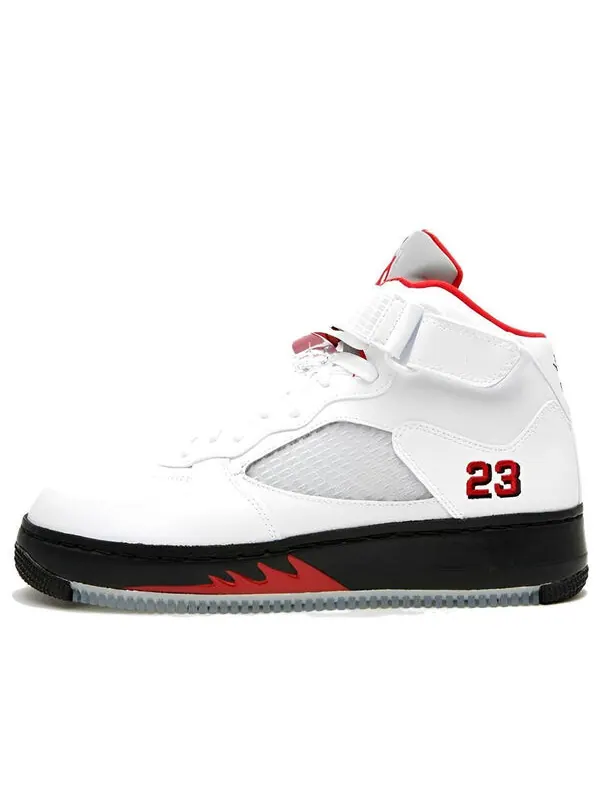 Кроссовки 5 фьюжн Air Jordan — изображение 1 из 2, белый/красный/черный