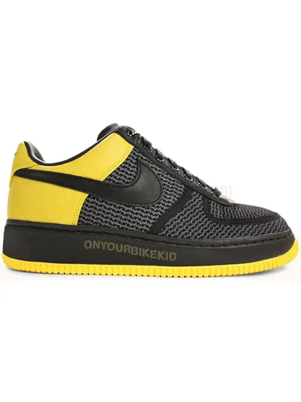 Кроссовки x undefeated x livestrong air force 1 low supreme Nike — изображение 2 из 3, желтый