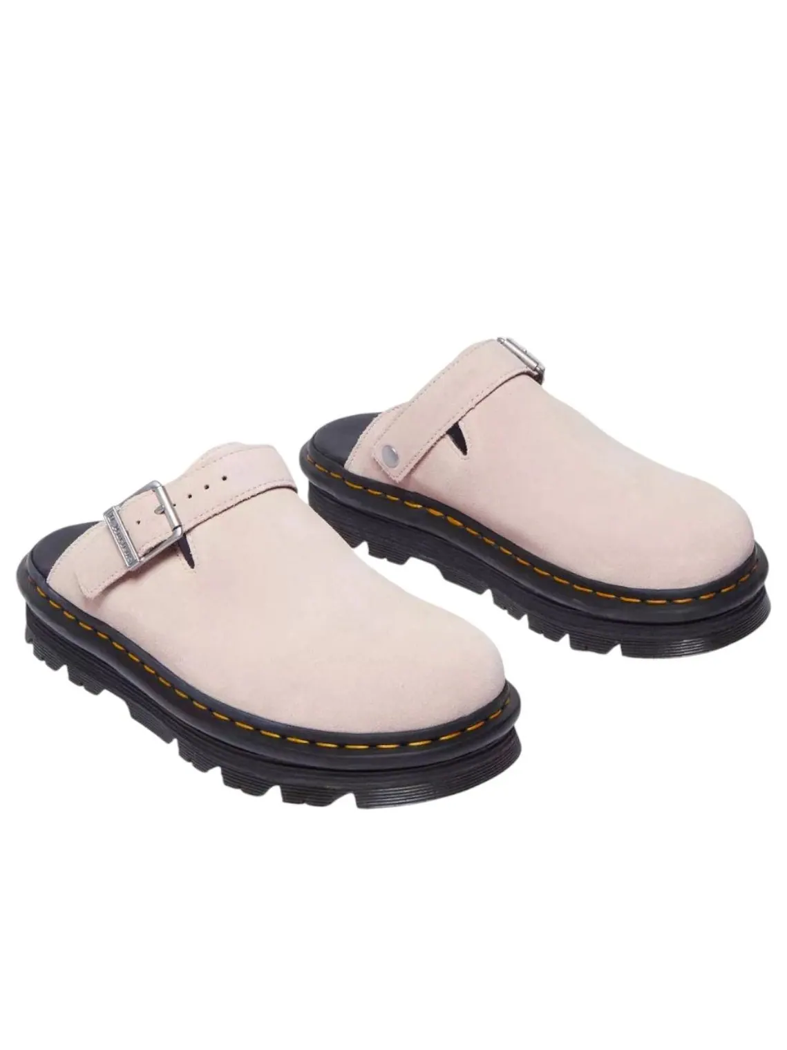 Мюли Dr. Martens Zebzag Suede Mules — изображение 3 из 5, розовый