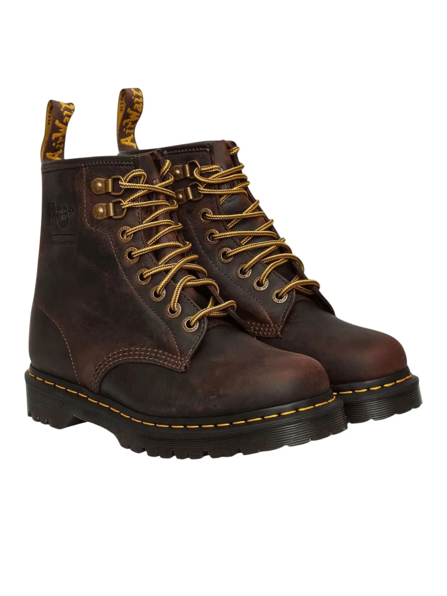 Ботинки Dr. Martens x Thisisneverthat 1460 кожаные — изображение 2 из 4, коричневый