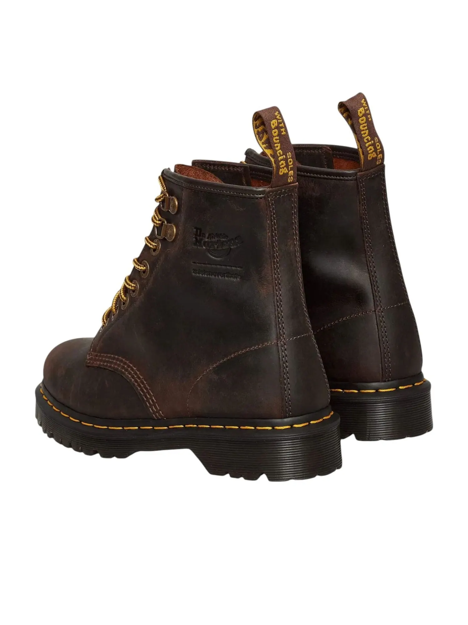 Ботинки Dr. Martens x Thisisneverthat 1460 кожаные — изображение 3 из 4, коричневый