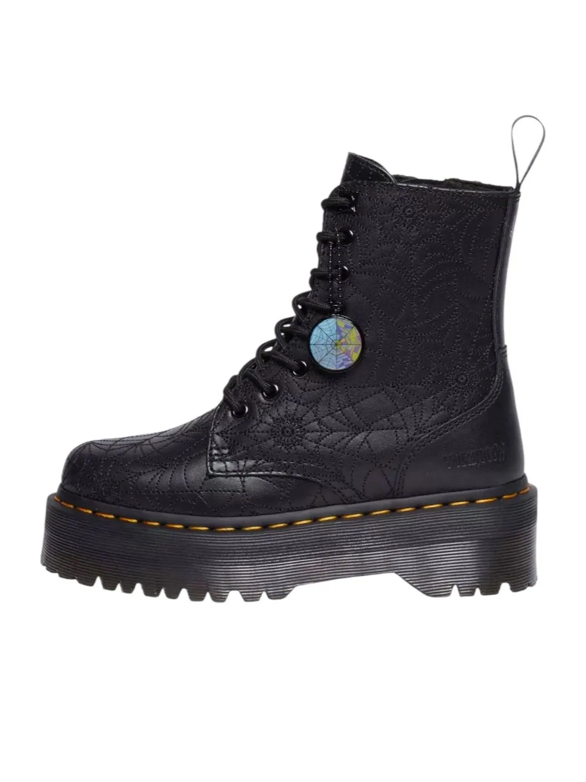 Ботинки Dr. Martens Jadon x Wednesday на платформе из кожи — изображение 1 из 4, черный