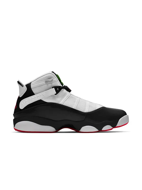 Кроссовки 6 колец Air Jordan — изображение 2 из 3, черный/красный/белый