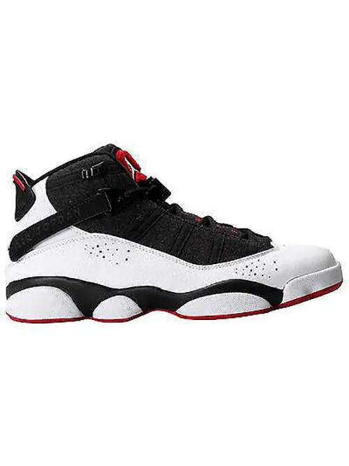 Кроссовки 6 rings 'black white gym red' Air Jordan — изображение 2 из 4, черный