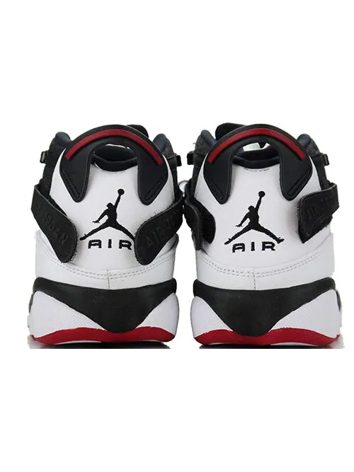 Кроссовки 6 rings 'black white gym red' Air Jordan — изображение 4 из 4, черный