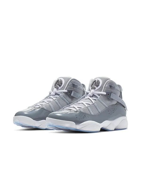 Кроссовки 6 колец Air Jordan — изображение 3 из 4, серый/белый