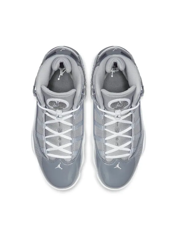 Кроссовки 6 колец Air Jordan — изображение 4 из 4, серый/белый