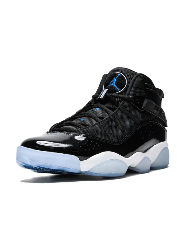 Кроссовки 6 колец Air Jordan — изображение 2 из 4, черный/-белый