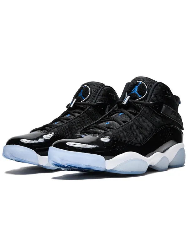 Кроссовки 6 колец Air Jordan — изображение 3 из 4, черный/-белый