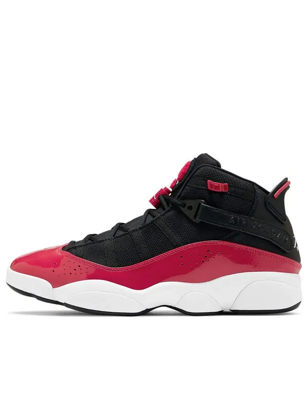 Кроссовки 6 колец Air Jordan — изображение 1 из 4, черный красный
