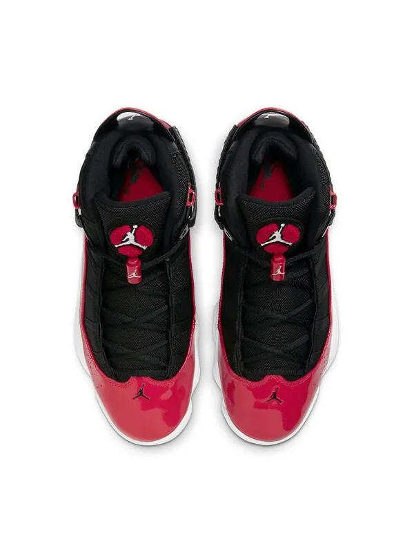 Кроссовки 6 колец Air Jordan — изображение 4 из 4, черный красный