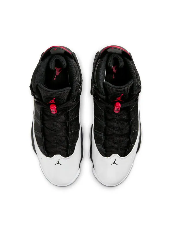 Кроссовки 6 колец Air Jordan — изображение 4 из 4, черный/красный/белый