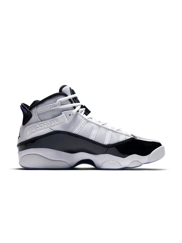 Кроссовки 6 колец Air Jordan — изображение 2 из 4, белый/черный/темный