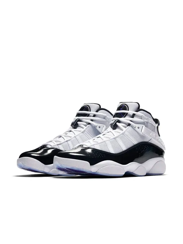 Кроссовки 6 колец Air Jordan — изображение 3 из 4, белый/черный/темный
