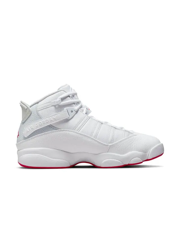 Кроссовки 6 колец Air Jordan — изображение 2 из 4, белый//платиновый