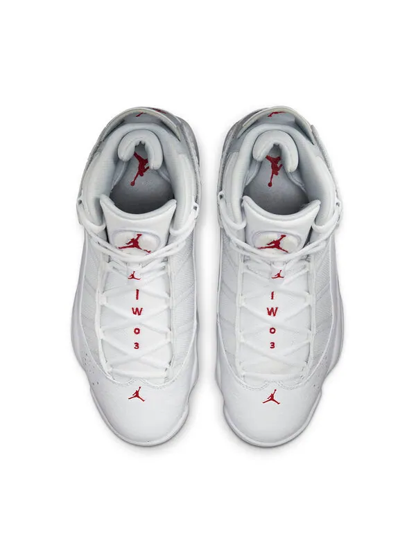 Кроссовки 6 колец Air Jordan — изображение 4 из 4, белый//платиновый