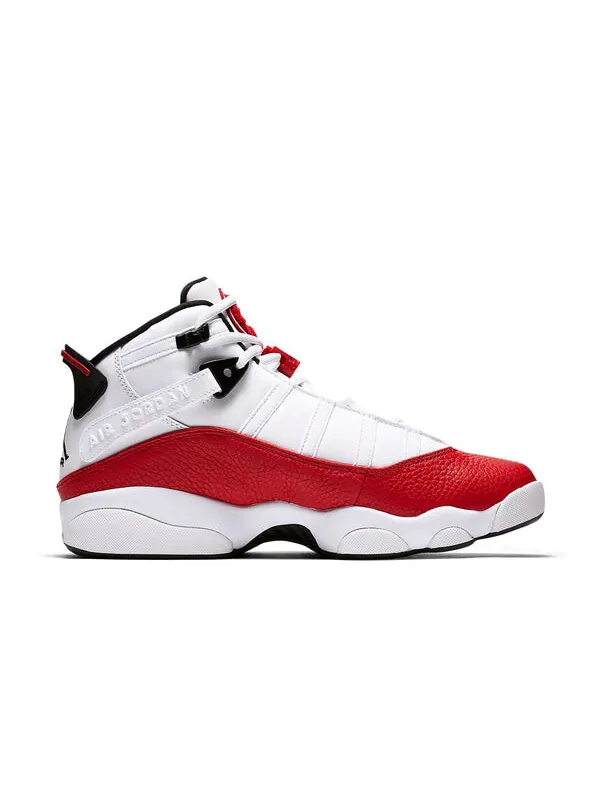 Кроссовки 6 колец Air Jordan — изображение 2 из 4, белый/красный