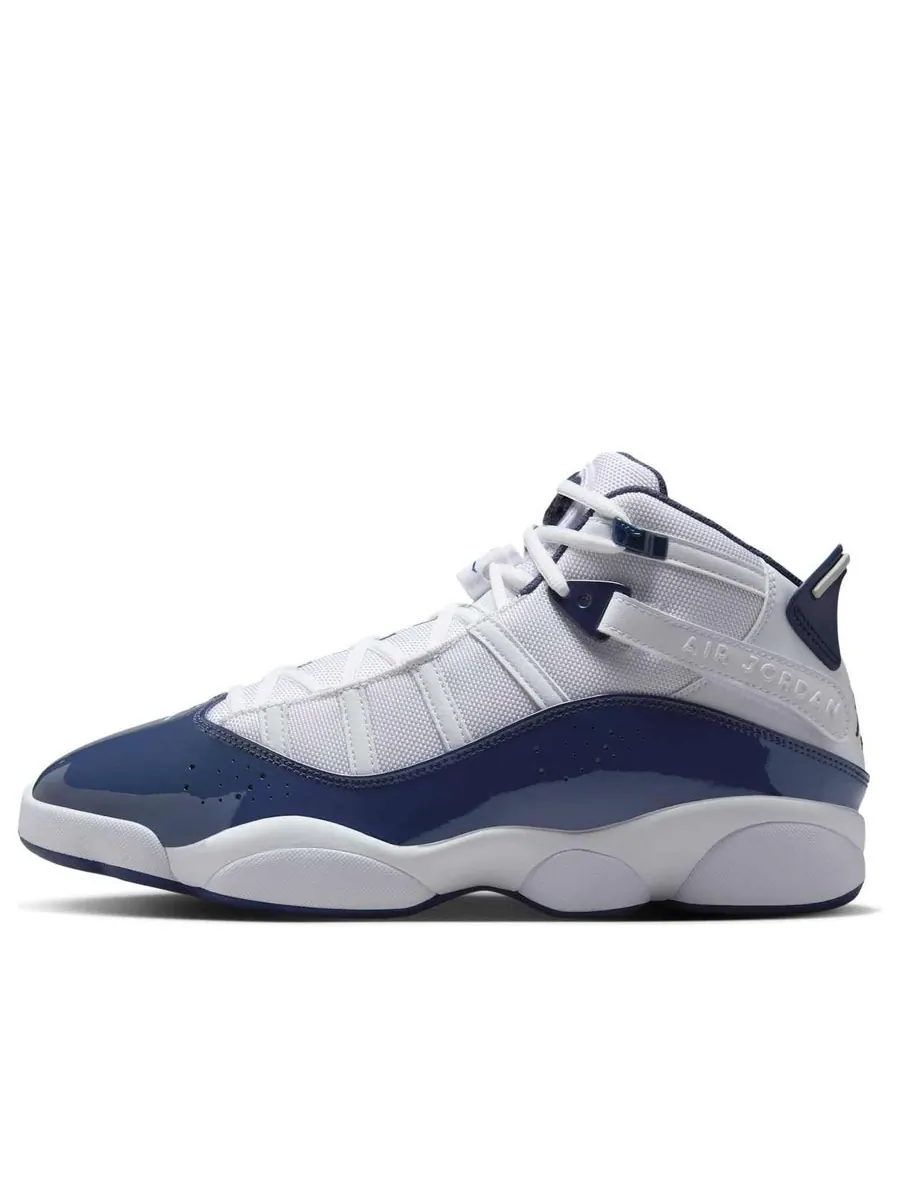 Кроссовки Air Jordan 6 Rings 'White Midnight Navy' — изображение 1 из 6, белый