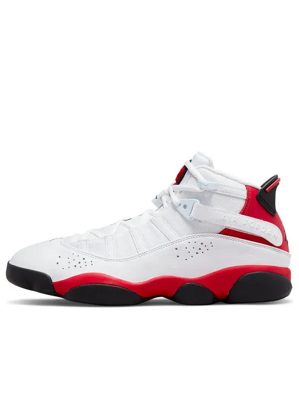 Кроссовки 6 колец Air Jordan — изображение 1 из 4, белый/черный/красный