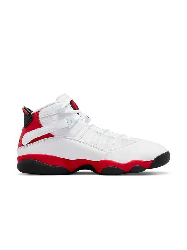Кроссовки 6 колец Air Jordan — изображение 2 из 4, белый/черный/красный