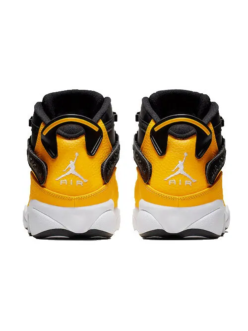 Кроссовки 6 колец Air Jordan — изображение 4 из 4, желтый/черный