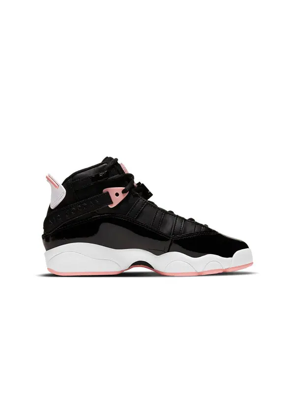 Кроссовки 6 колец Air Jordan — изображение 2 из 4, черный/розовый