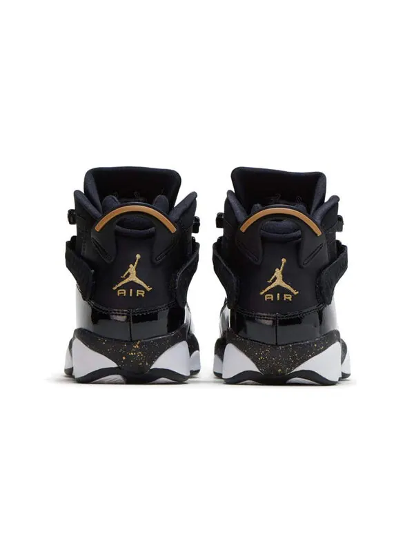 Кроссовки 6 колец Air Jordan — изображение 3 из 4, черный/золотистый