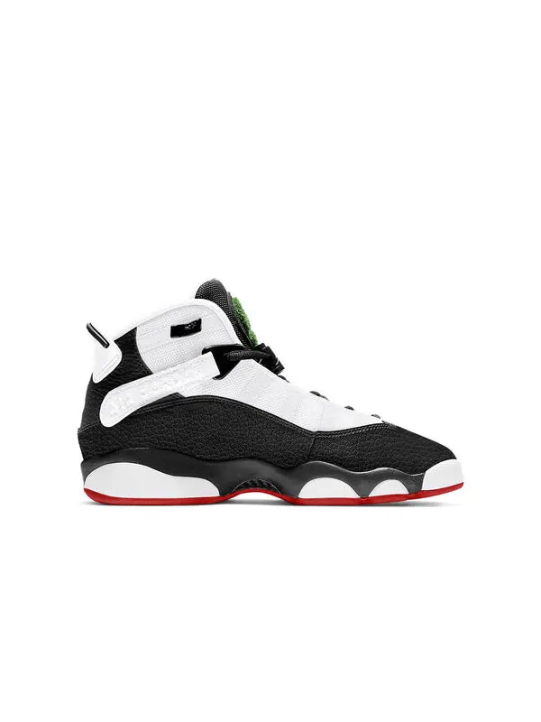 Кроссовки 6 колец Air Jordan — изображение 2 из 3, черный/белый/красный