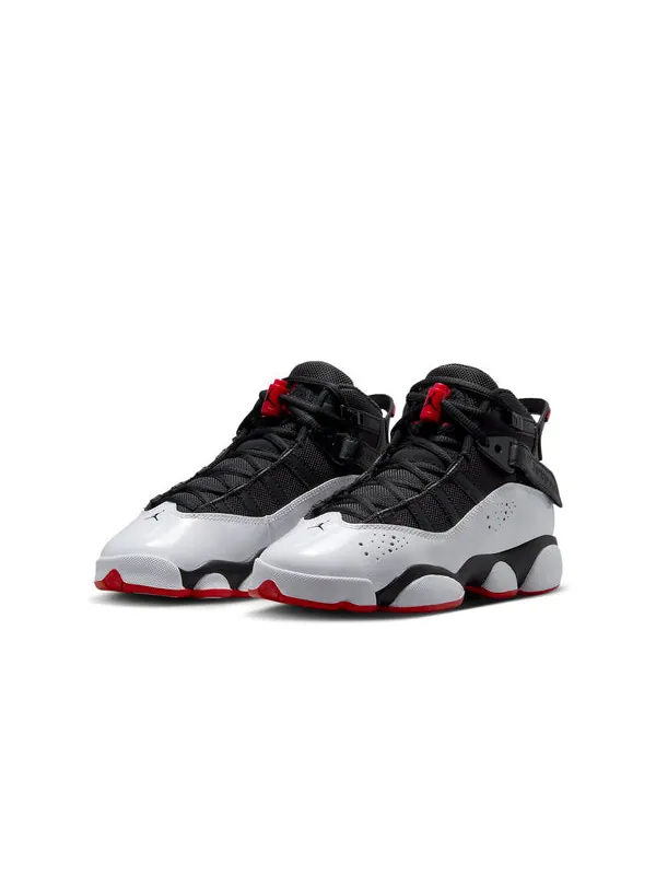 Кроссовки 6 колец Air Jordan — изображение 3 из 4, черный/красный/белый
