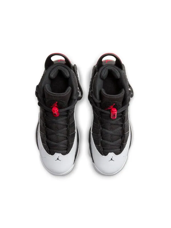 Кроссовки 6 колец Air Jordan — изображение 4 из 4, черный/красный/белый