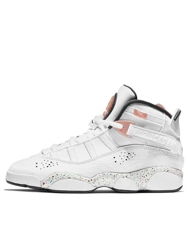 Кроссовки 6 колец Air Jordan — изображение 1 из 3, белый//оранжевый