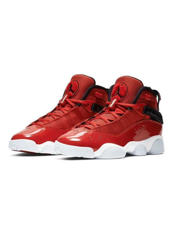 Кроссовки 6 колец Air Jordan — изображение 3 из 4, красный