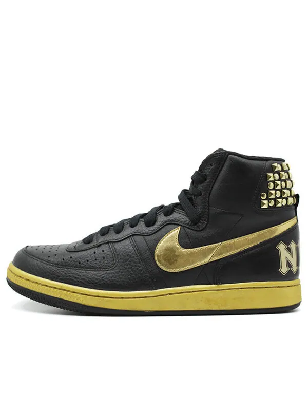 Кроссовки terminator high supreme 'black gold' Nike — изображение 1 из 4, черный