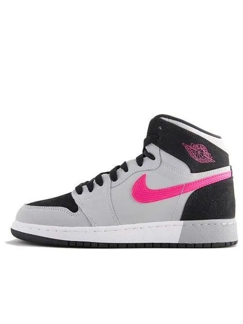 Кроссовки 1 ретро высокие Air Jordan — изображение 1 из 3, черный/розовый/серый