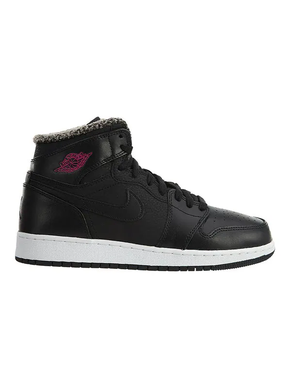 Кроссовки 1 ретро высокие Air Jordan — изображение 2 из 4, черный/розовый-белый