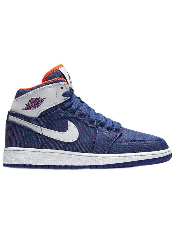 Кроссовки 1 ретро высокие Air Jordan — изображение 2 из 4, синий