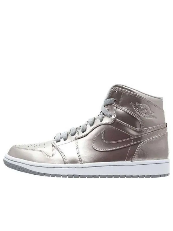 Кроссовки 1 ретро высокие Air Jordan — изображение 1 из 1, серебристый/белый