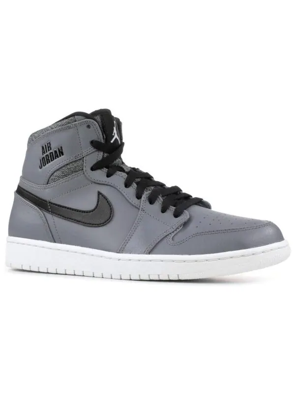 Кроссовки 1 ретро высокие Air Jordan — изображение 3 из 4, серый/белый-черный-белый