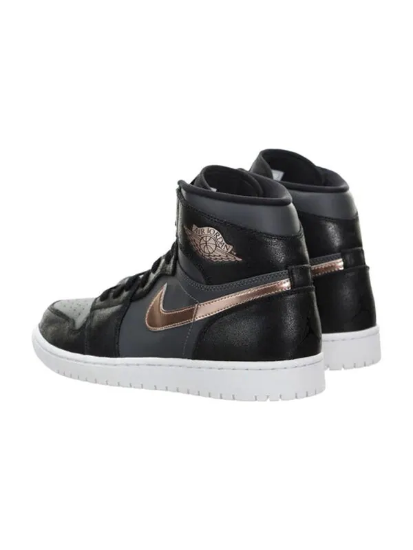 Кроссовки 1 ретро высокие Air Jordan — изображение 3 из 4, черный/красный