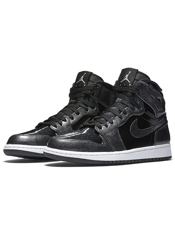 Кроссовки 1 ретро высокие Air Jordan — изображение 2 из 4, черный/белый