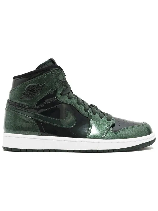 Кроссовки 1 high 'anti-gravity machines' Air Jordan — изображение 2 из 4, зеленый/черный-белый