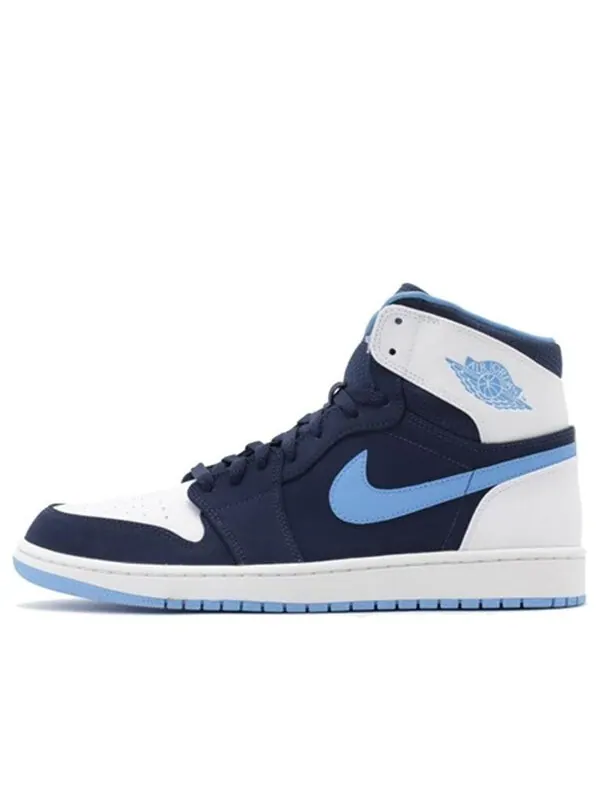Кроссовки 1 ретро высокие Air Jordan — изображение 1 из 4, темно-синий/-белый